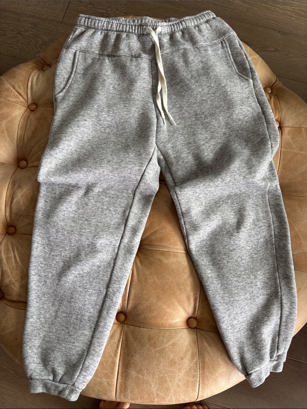MWL Women's Gray Fleece Jogger Sweatpants - Comfortable Everyday Bottoms Size M